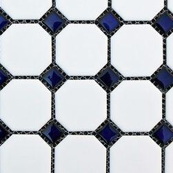 Octagon with Cobalt Blue Dots - Products