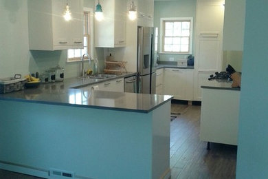 Inspiration for a contemporary home design remodel in Atlanta