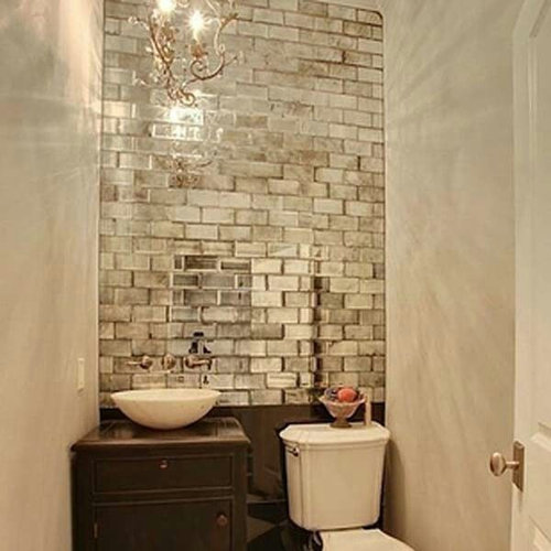Mirrored Subway Tiles Where Can I Find, Antique Mirrored Subway Tile Backsplash
