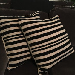 Tourmalaine - Menswear Throw Pillow - Decorative Pillows