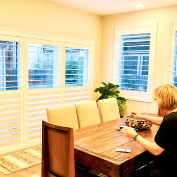 "Patio Door" Plantation Shutter applications