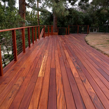Tigerwood Hillside Deck, Pasadena