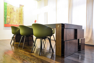 Dining room - contemporary dining room idea in Other