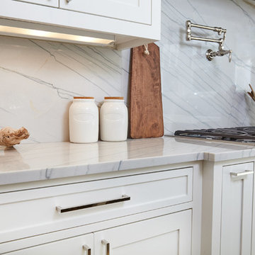 White Quartzite Kitchen