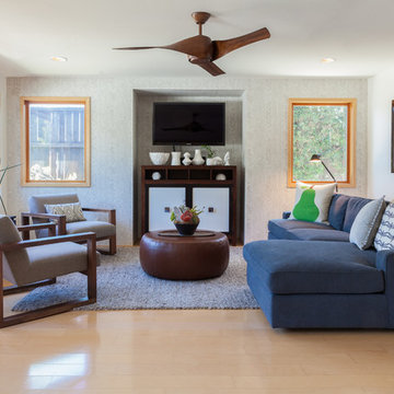 Transitional Family Room