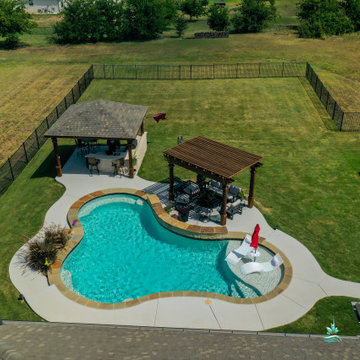 Complete outdoor environment for Godley Texas
