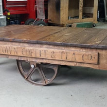 Tables by Palletables Decor.