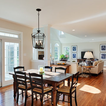 Malvern, PA Home Remodel: Family Room & Breakfast Area