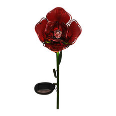 Smart Solar Red Rose Border Light, Solar Powered