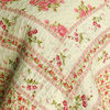 Foliflora Cotton 3PC Vermicelli-Quilted Patchwork Quilt Set (Full/Queen Size)