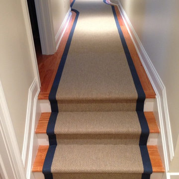 Custom Curved Wide Binding Sisal Runners