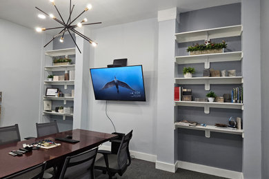 Home office - transitional home office idea in Richmond