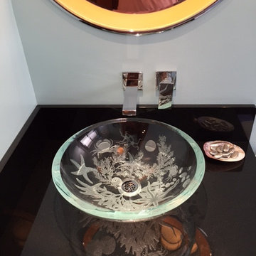 Texas residence - sea life sink installation