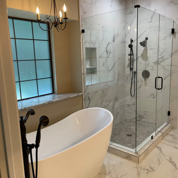 Magnolia complete master bathroom remodeling project