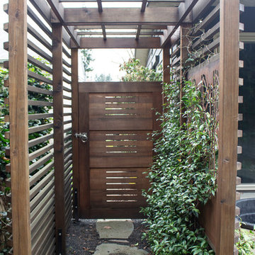 Mount Tabor Sloped Backyard