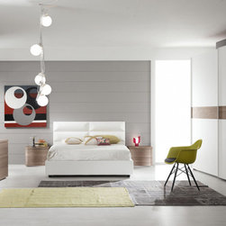Spar Italian Upholstered Bed Delta 05 - $2,285.00 - Platform Beds