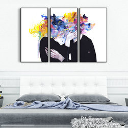 Intimacy on Display by Agnes Cecile - Multi Panel Set - Fine Art Prints