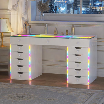 Hollywood Vanity Mirrors & Dressing Tables