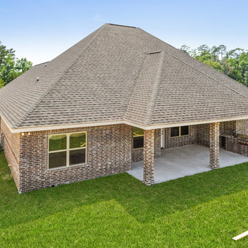 The Allen II Elevation B - Courtyard Entry