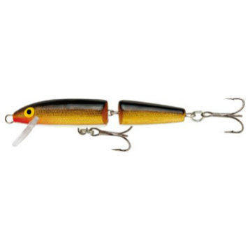 Rapala 0140-2176 Floating Jointed Minnow Lure, Gold, 2-3/4"