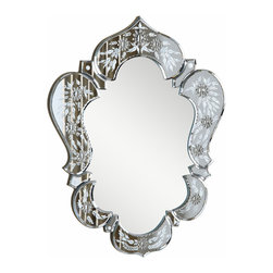 Elegant Lighting - Elegant Lighting MR-2011C Mirror venetian collection Clear Mirror - Wall Mirrors