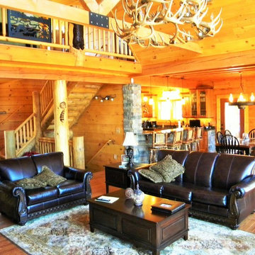 Custom Log Home featured in Log Home Living
