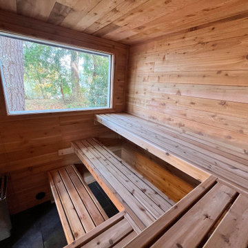 Puget Sound Shed to Sauna Conversion