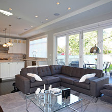 dark grey couches