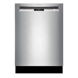 Bosch 24" Recessed Handle Dishwasher 800 Series- Stainless Steel | SHE68T55UC - Dishwashers