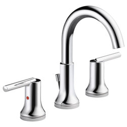 Trinsic&reg; Two Handle Widespread Lavatory - Metal Pop-Up - Bathroom Sink Faucets