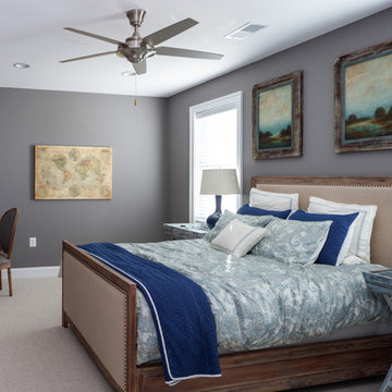 Villa with open concept floorplan and first floor master bedroom