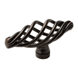 Cosmas - Cosmas 9991ORB Oil Rubbed Bronze Cabinet Birdcage Knob, Set of 10 - Cabinet And Drawer Knobs