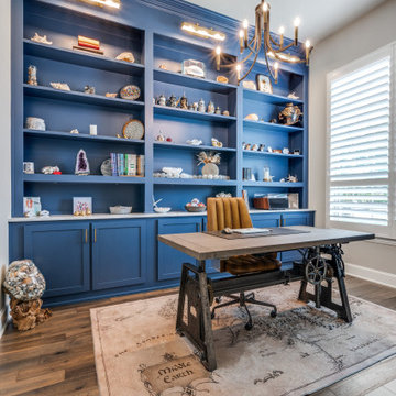Powder Bathroom & Home Office Remodel in Prosper, Texas
