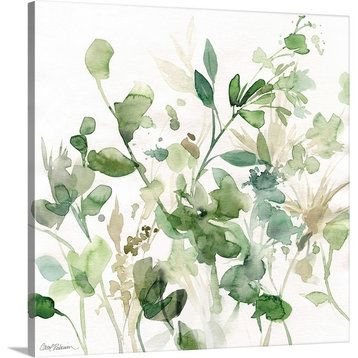 "Sage Garden I" Wrapped Canvas Art Print, 20"x20"x1.5"