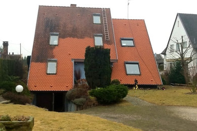 Idée de décoration pour une maison chalet.