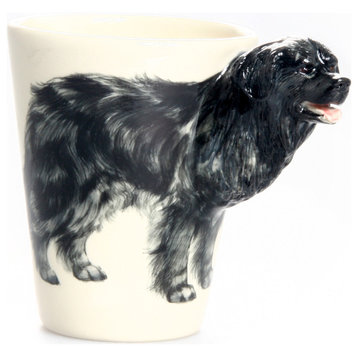 Newfoundland 3D Ceramic Mug, Black