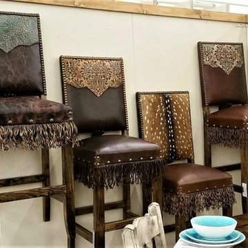 Western Bar Height Dining Chairs