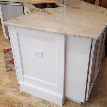 Custom Kitchen with Coffee Station