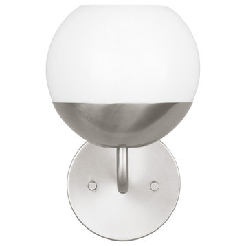 Alvin One Light Bath Vanity, Brushed Nickel