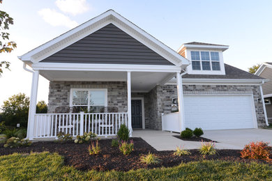 Example of a minimalist exterior home design in Other