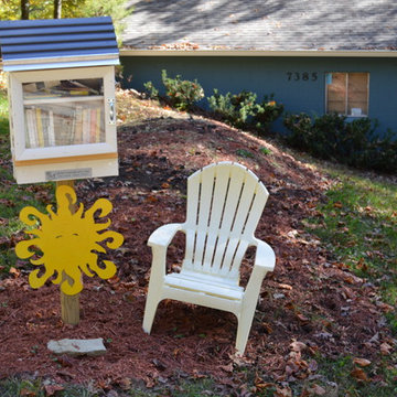 Inviting book share/outdoor library