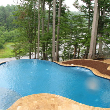 Infinity Edge Free Form Pool Crozet, Virginia