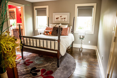 Bedroom - contemporary bedroom idea in Atlanta