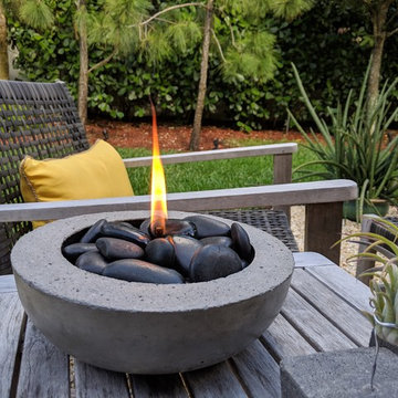 Concrete Tabletop Firepit
