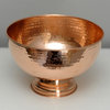 Hammered Copper Punch Bowl