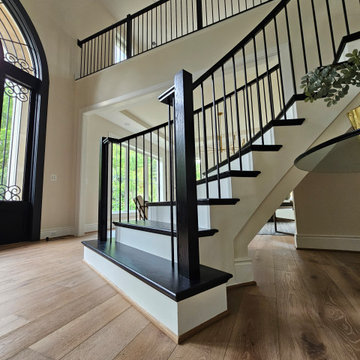 Project #130 | Curved Staircase with Wraparound Balcony