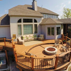 NYC Small Terrace: Roof Garden, Container Plants, Balcony, Roses, Trees