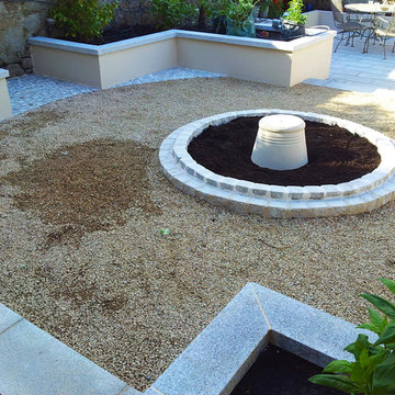 Central Garden Feature of Formal Garden