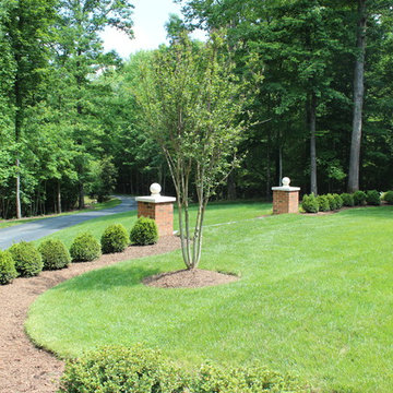 Symphony for Brick and Boxwood - Fredericksburg Landscape Design