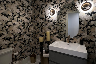 Photo of a powder room in Orange County.